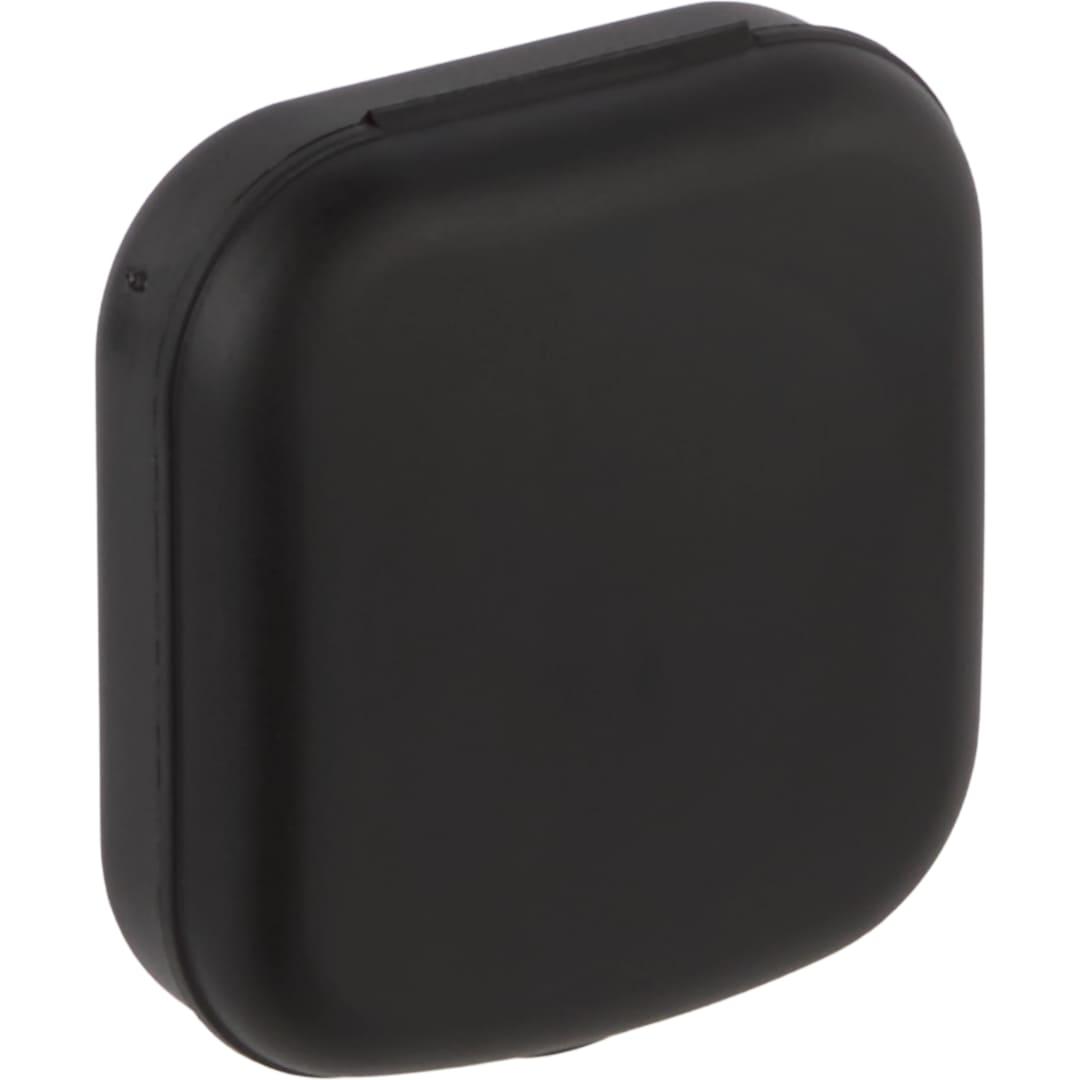 Recycled contact lens travel kit w mirror Black miniatura 3