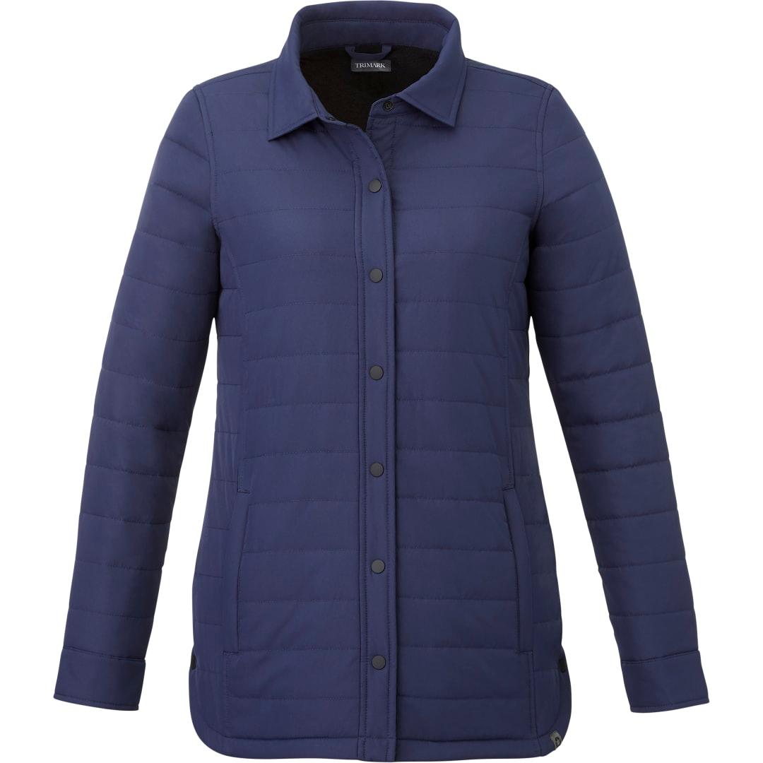 Womens porter eco insulated shacket Navy Blue miniatura 4