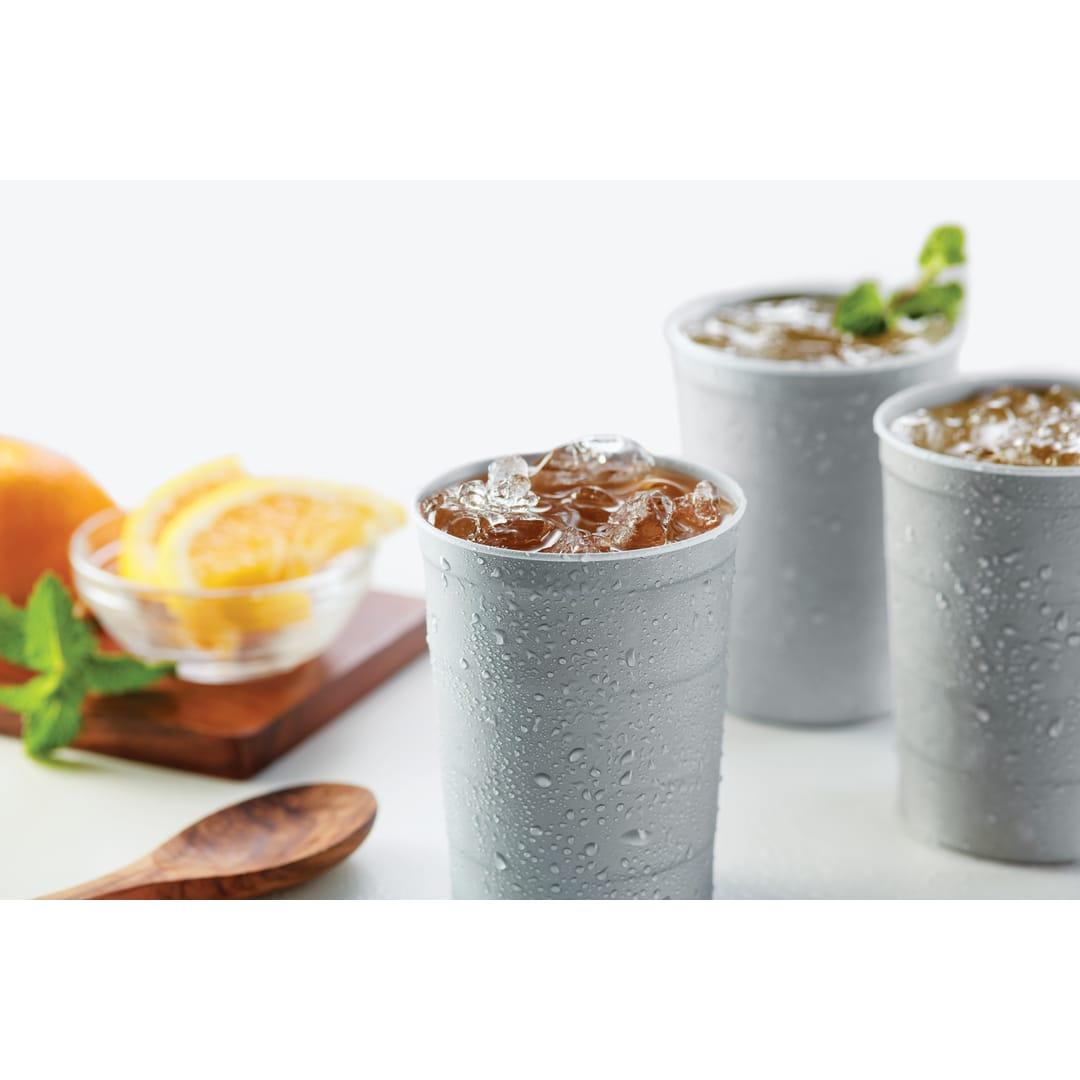Recyclable steel chill-cups™ 16oz Grey miniatura 16
