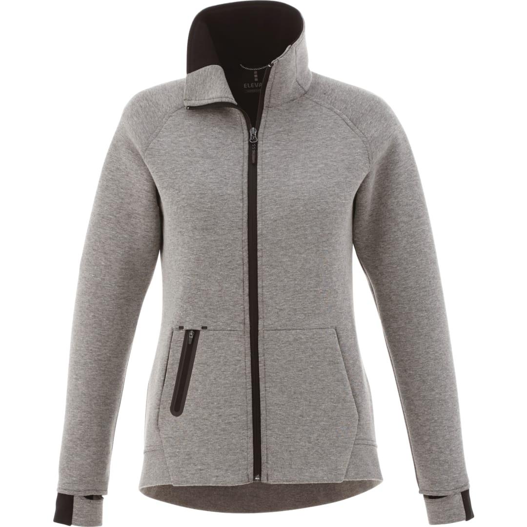 Womens kariba knit jacket Blue miniatura 5
