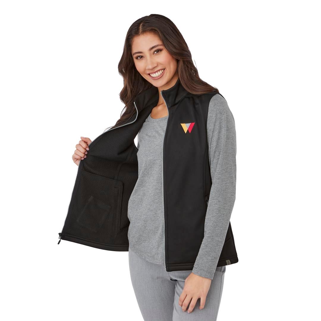 Joris eco softshell vest- womens Black miniatura 22