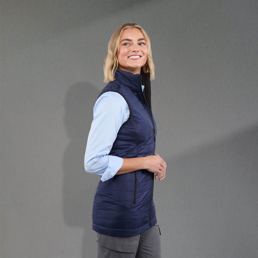 Womens telluride packable insulated vest Black miniatura 12