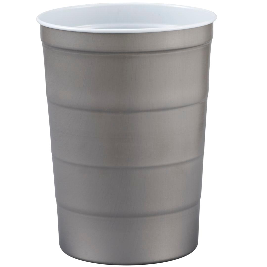 Recyclable steel chill-cups™ 16oz Grey miniatura 18