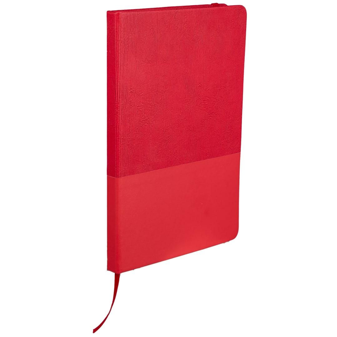 5.5X 8.5 fsc® recycled ribbed bound journal Black miniatura 23