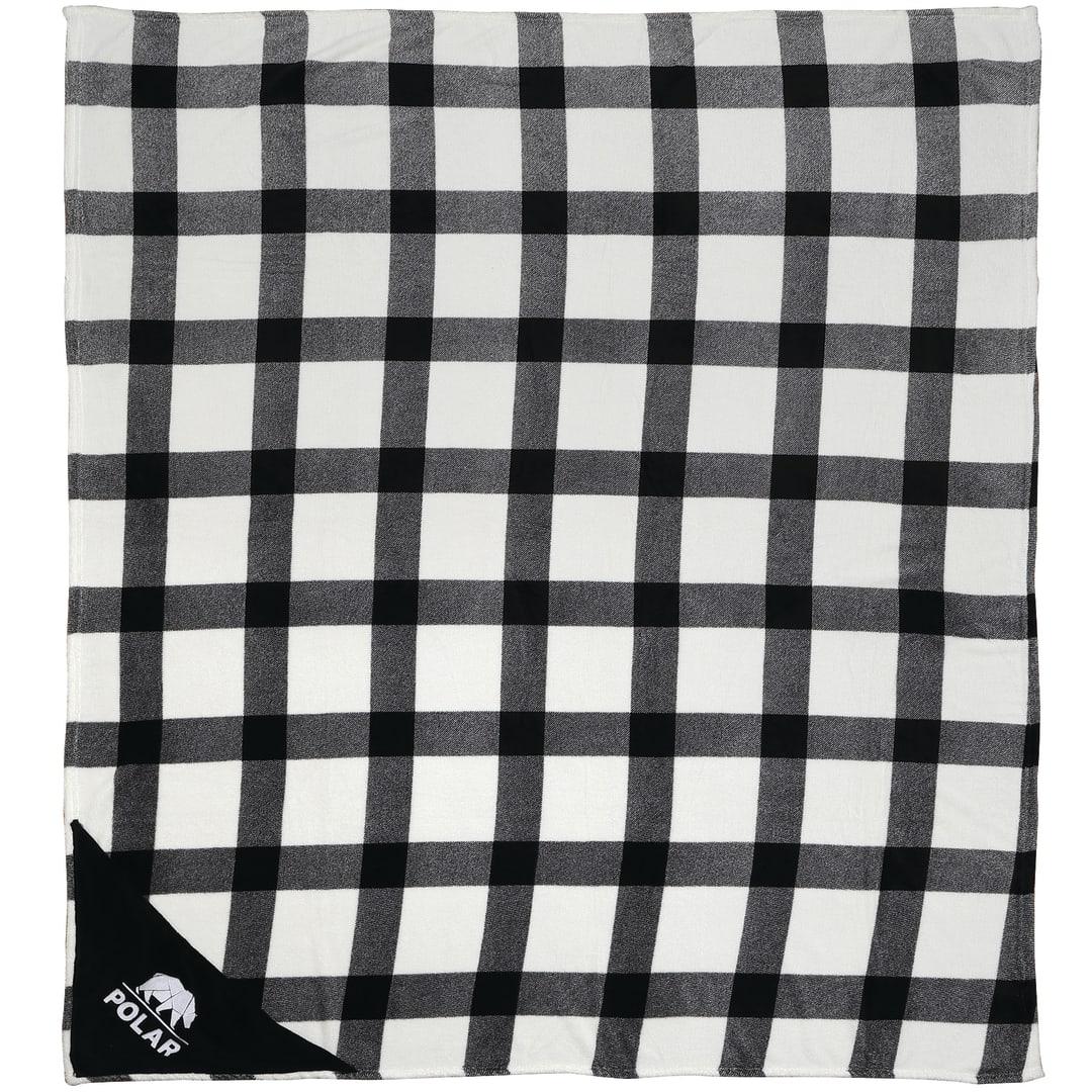 Buffalo plaid ultra plush throw blanket White miniatura 10