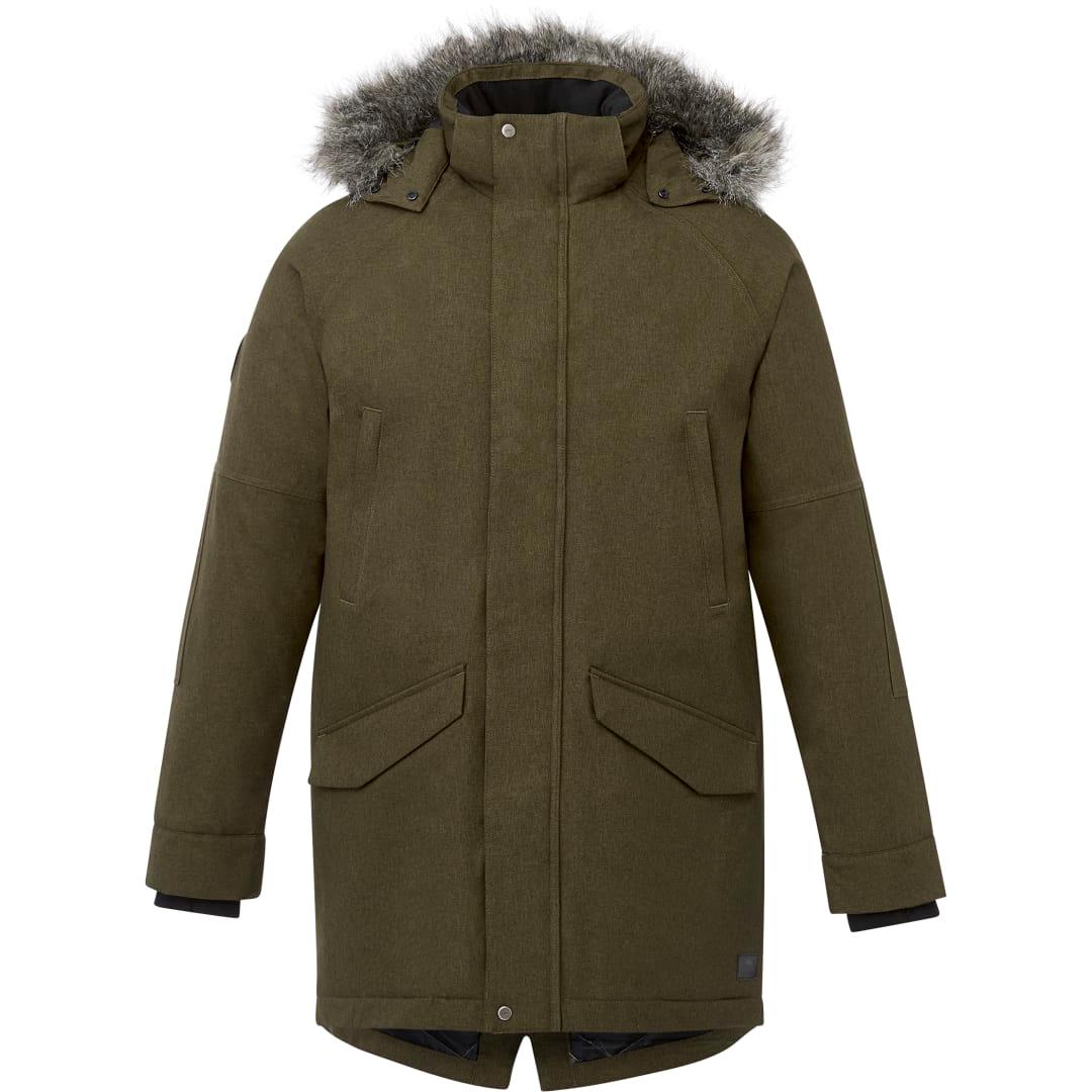 Mens bridgewater roots73 insulated jacket Dark Green front