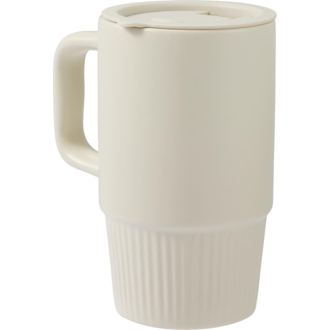 Camden 13oz ceramic mug w/ lid Black miniatura 21
