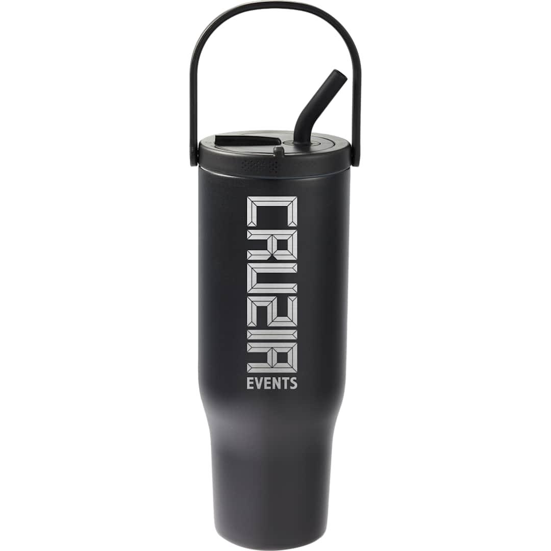 Trinity recycled straw leak proof tumbler 30oz Black miniatura 15