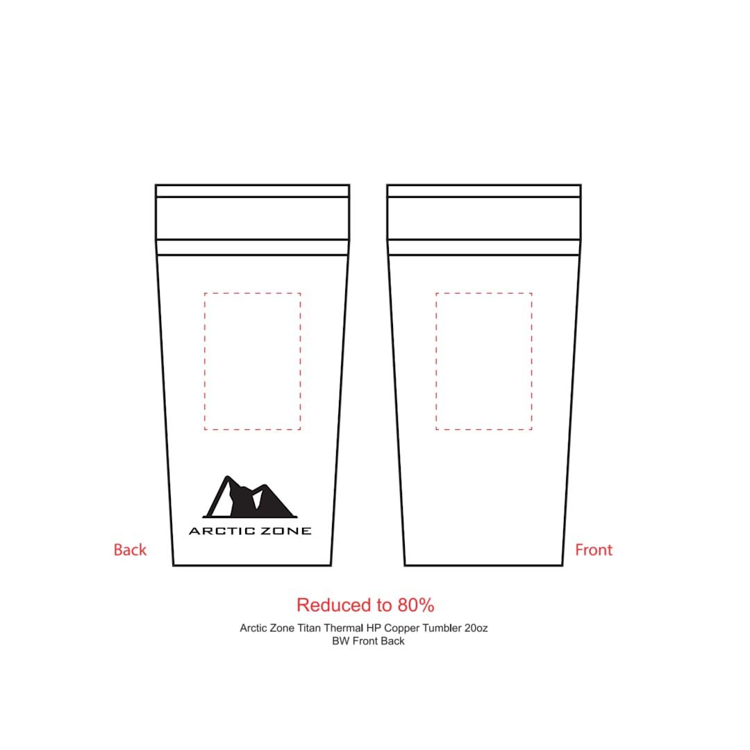 Arctic zone® titan thermal hp® copper tumbler 20oz Grey miniatura 10