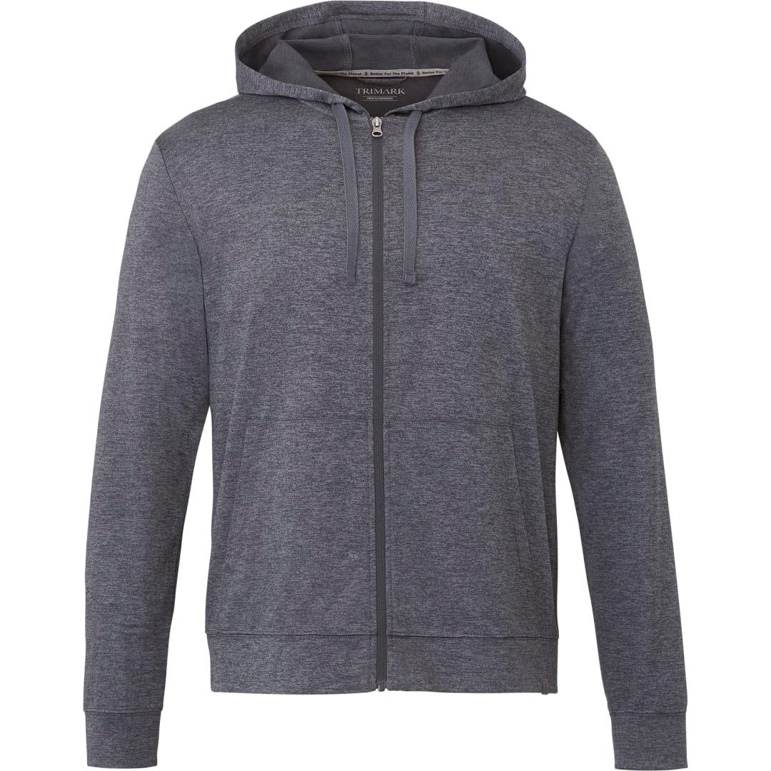 Mens lavar eco knit full zip hoody Navy Blue miniatura 9