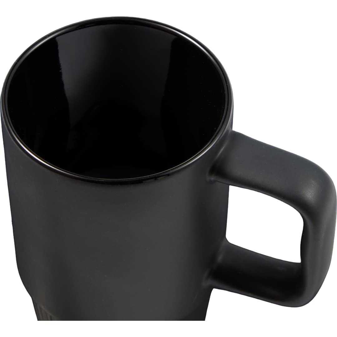 Camden 13oz ceramic mug w/ lid Black miniatura 7