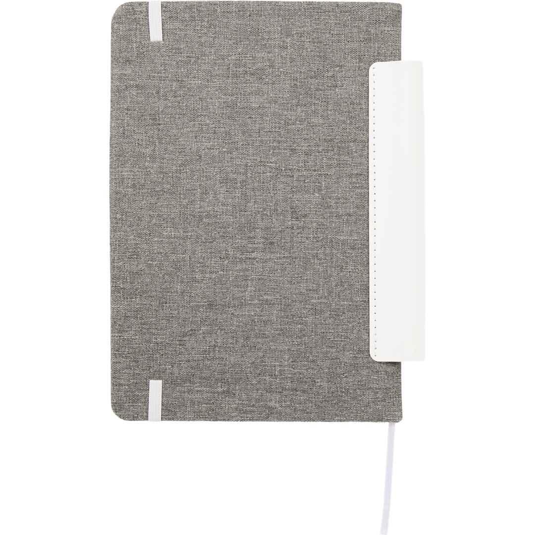 5.5 X 8.5 fsc® recycled viper rpet bound noteboo Black miniatura 11