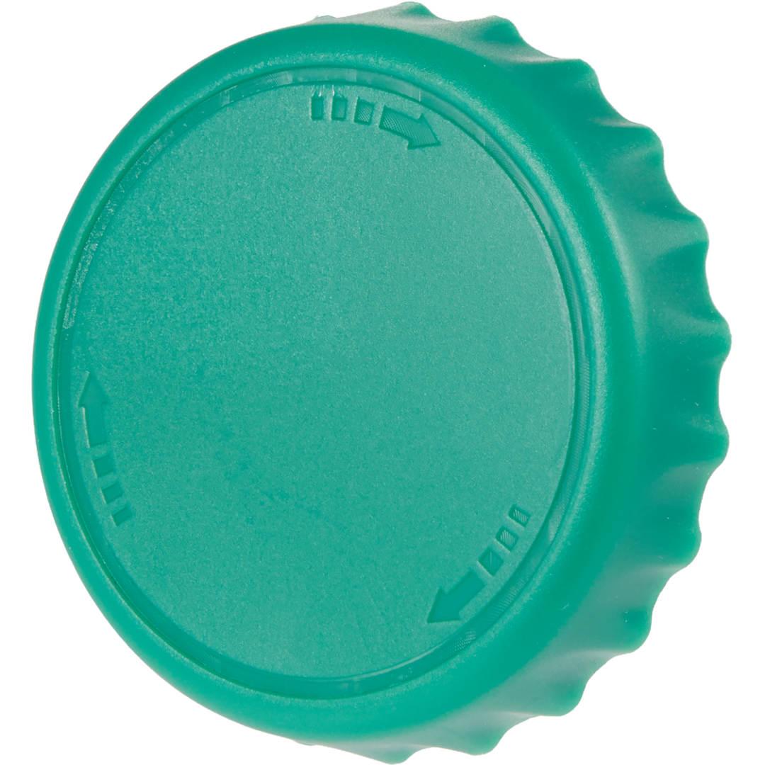 Recycled bottle topper & opener Black miniatura 16