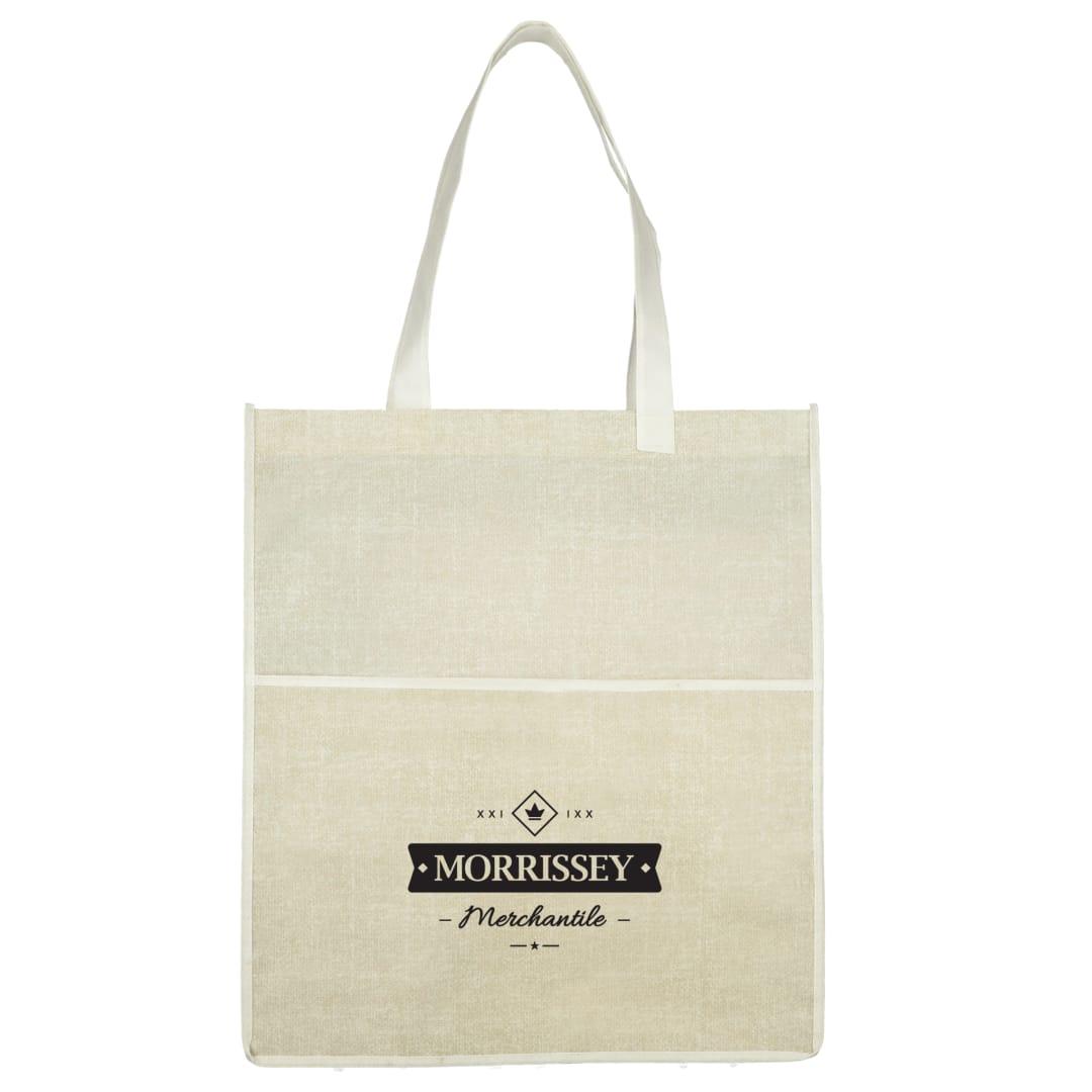 Apollo recycled non-woven convention tote Black miniatura 17