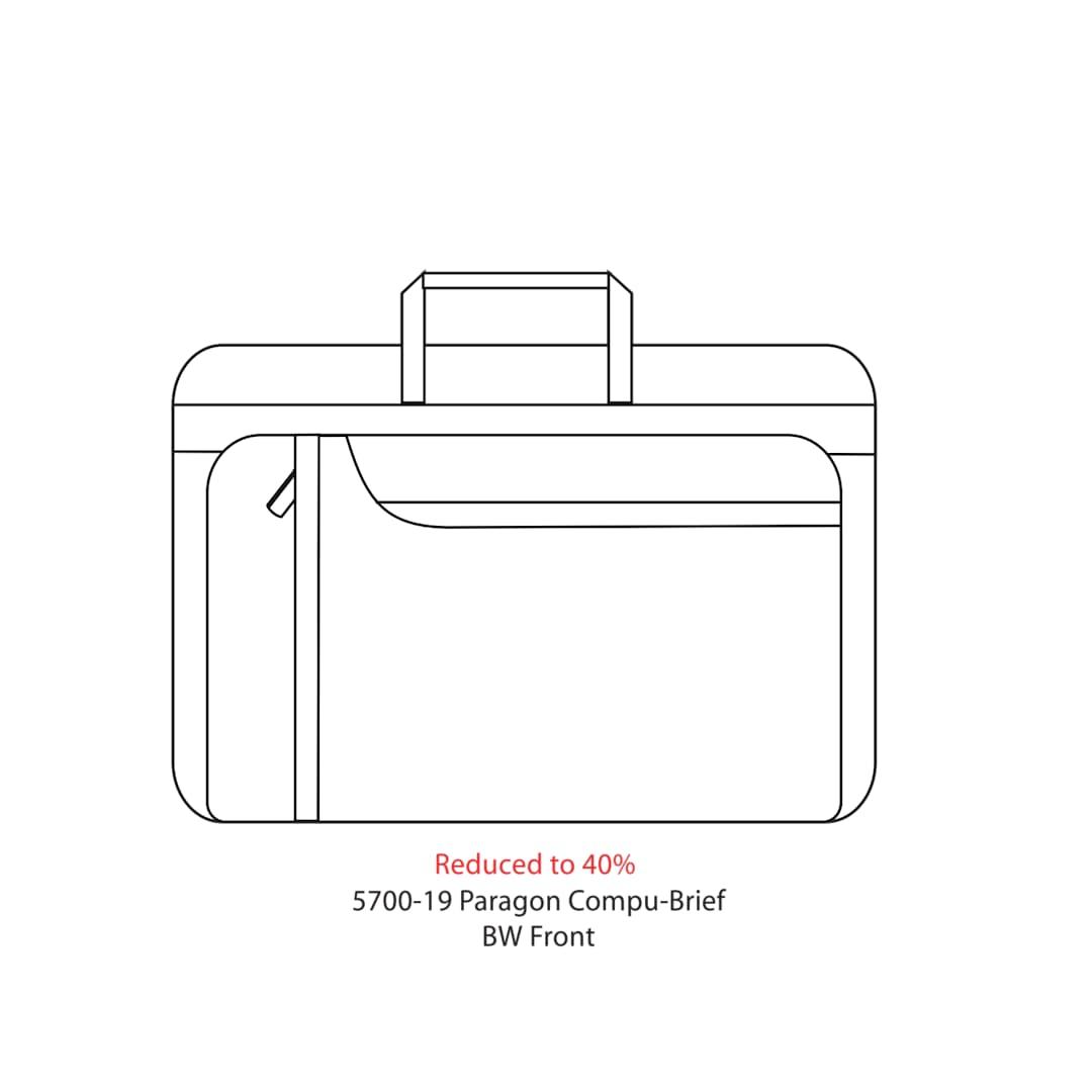Paragon 15 computer briefcase Graphite miniatura 7