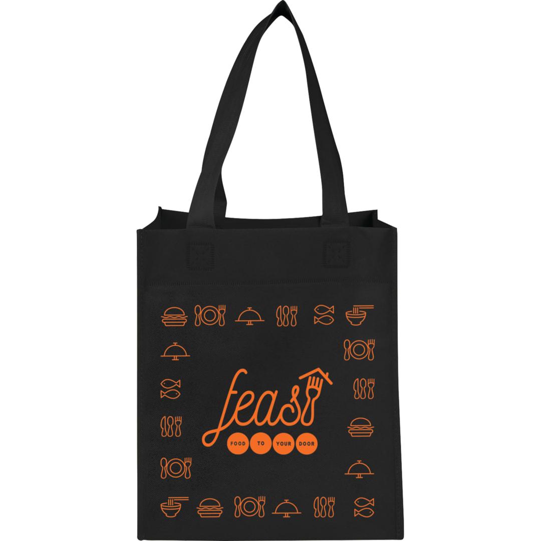 Basic grocery tote Black miniatura 6