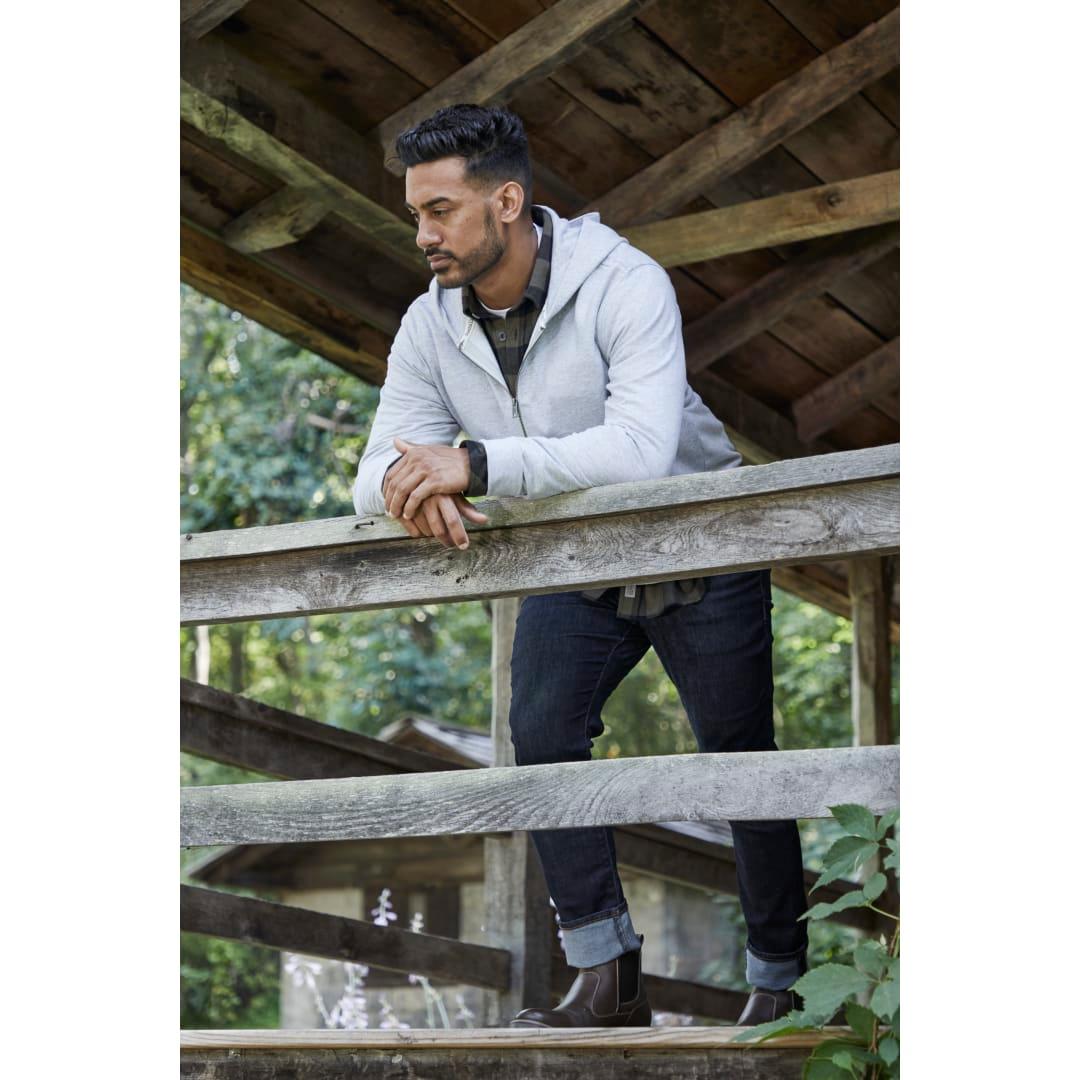 Roots73 canmore eco quarter zip hoody - unisex Blue miniatura 19