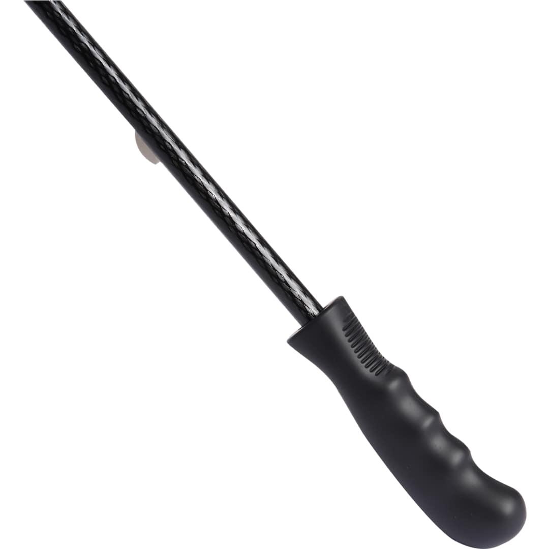62 Rpet golf umbrella w/ reflective trim Black miniatura 13