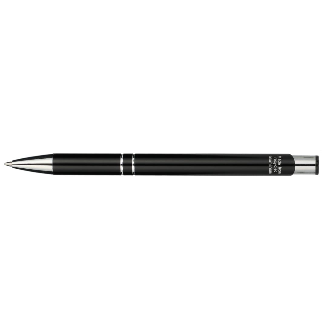 Recycled aluminum richmont gel ballpoint Black miniatura 3
