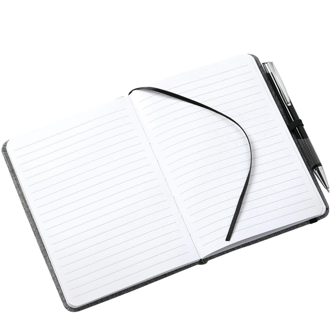 Fsc® mix 5 x 7 heathered bound notebook Grey miniatura 7