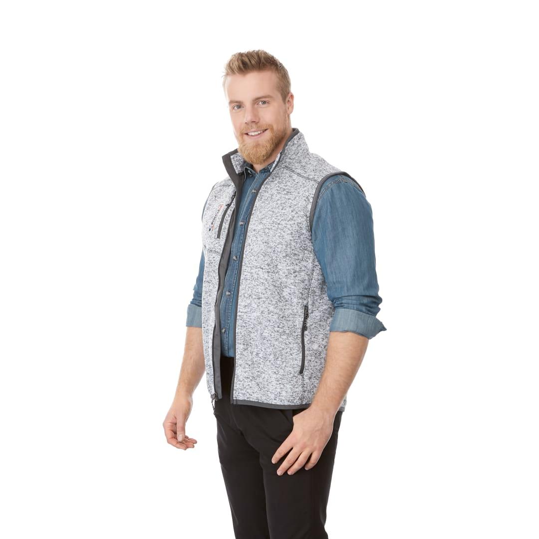 Mens fontaine knit vest Grey miniatura 13