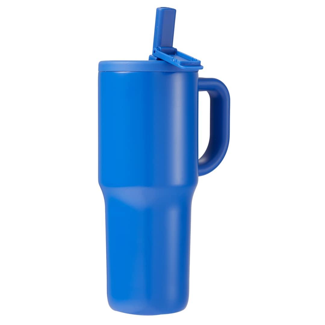 Alpine 30oz vac insul mug w/protective straw cover Bay Blue miniatura 3