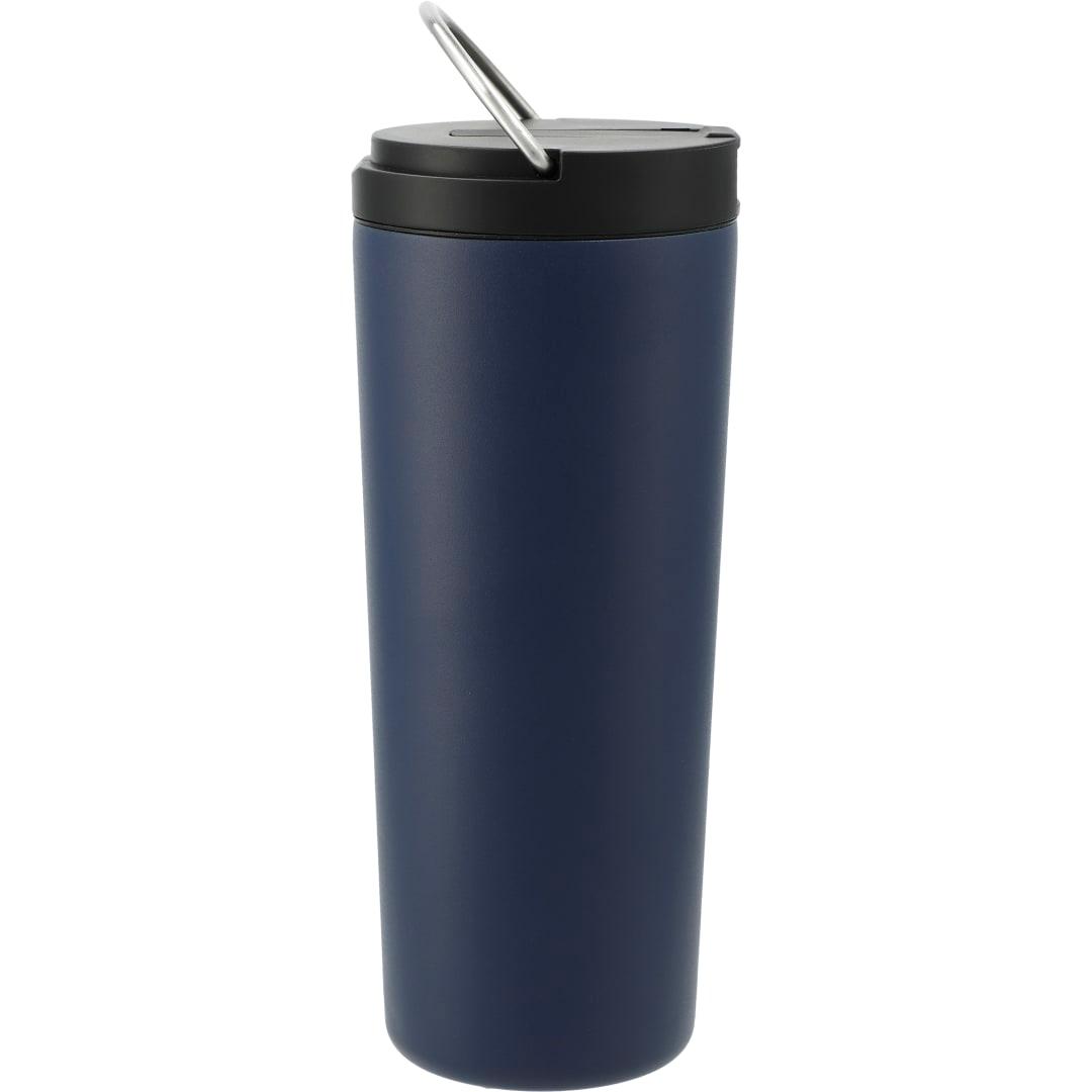 Thor copper insulated tumbler 24oz flip straw lid Black miniatura 15