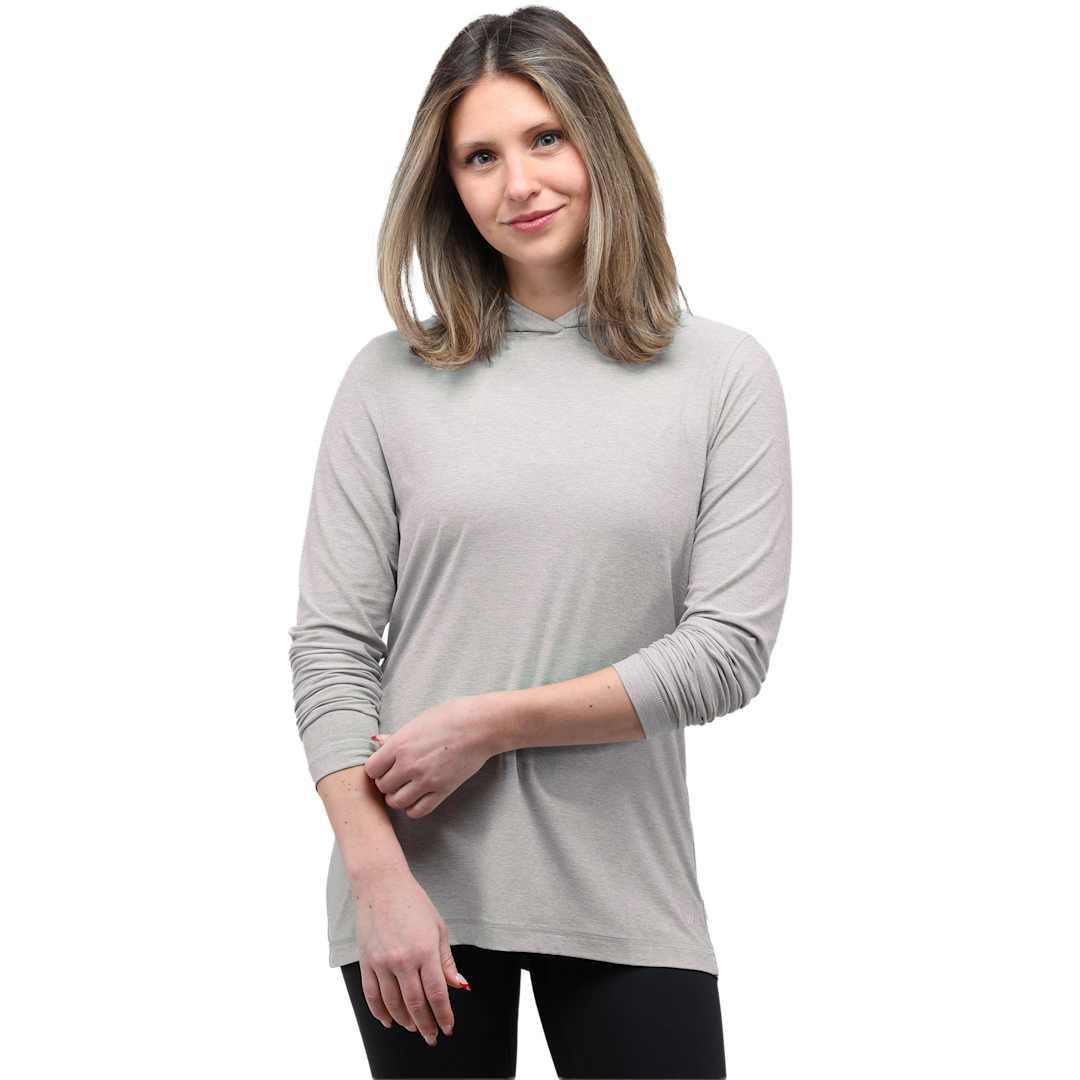 Wellable womens knit hoodie Fossil Heather (138) miniatura 8
