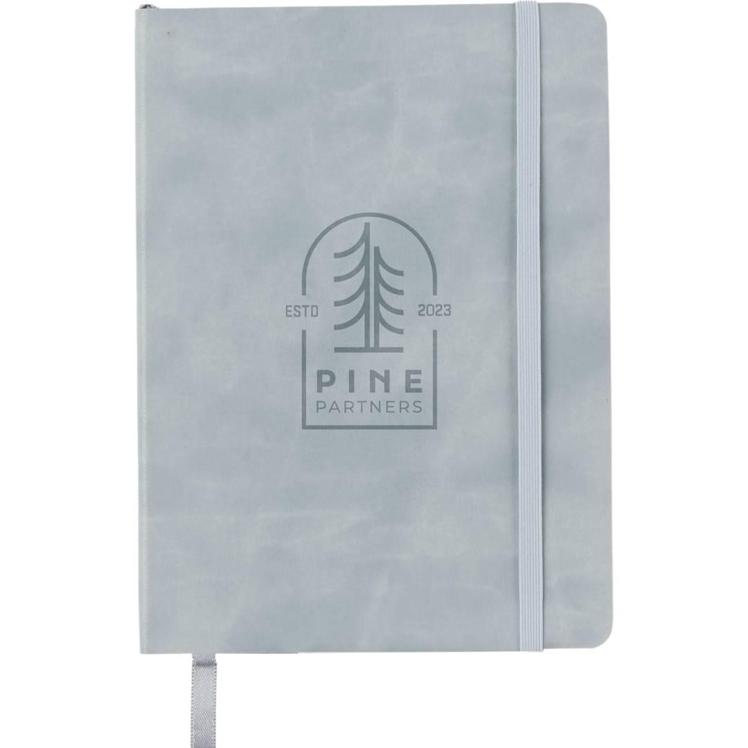 5 X 7 fsc ® recycled morano soft bound journal Black miniatura 9