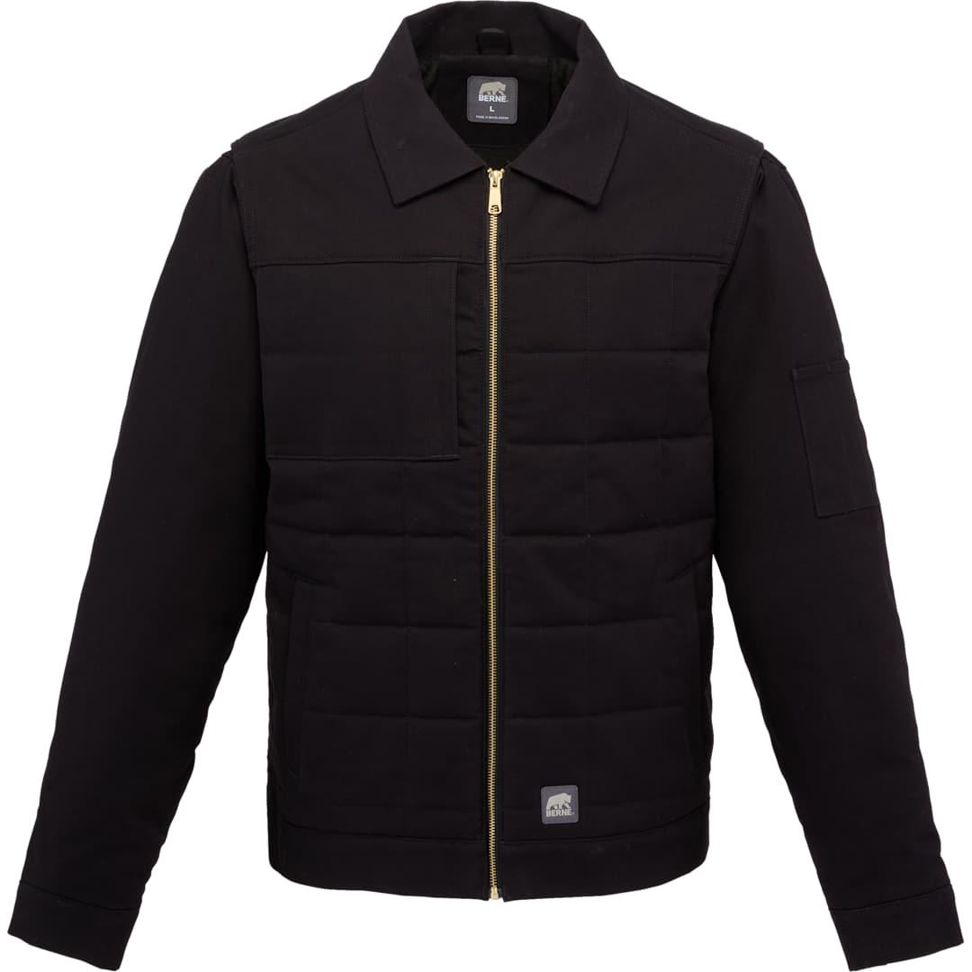 Berne quilted gasoline jacket - mens Black miniatura 7