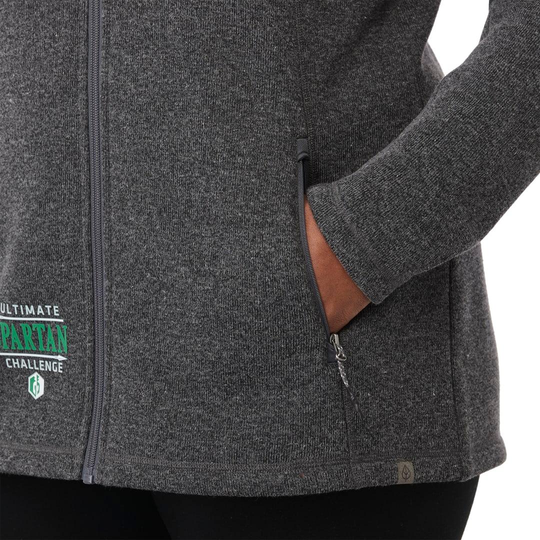 Darnell eco knit full zip - womens Grey miniatura 15