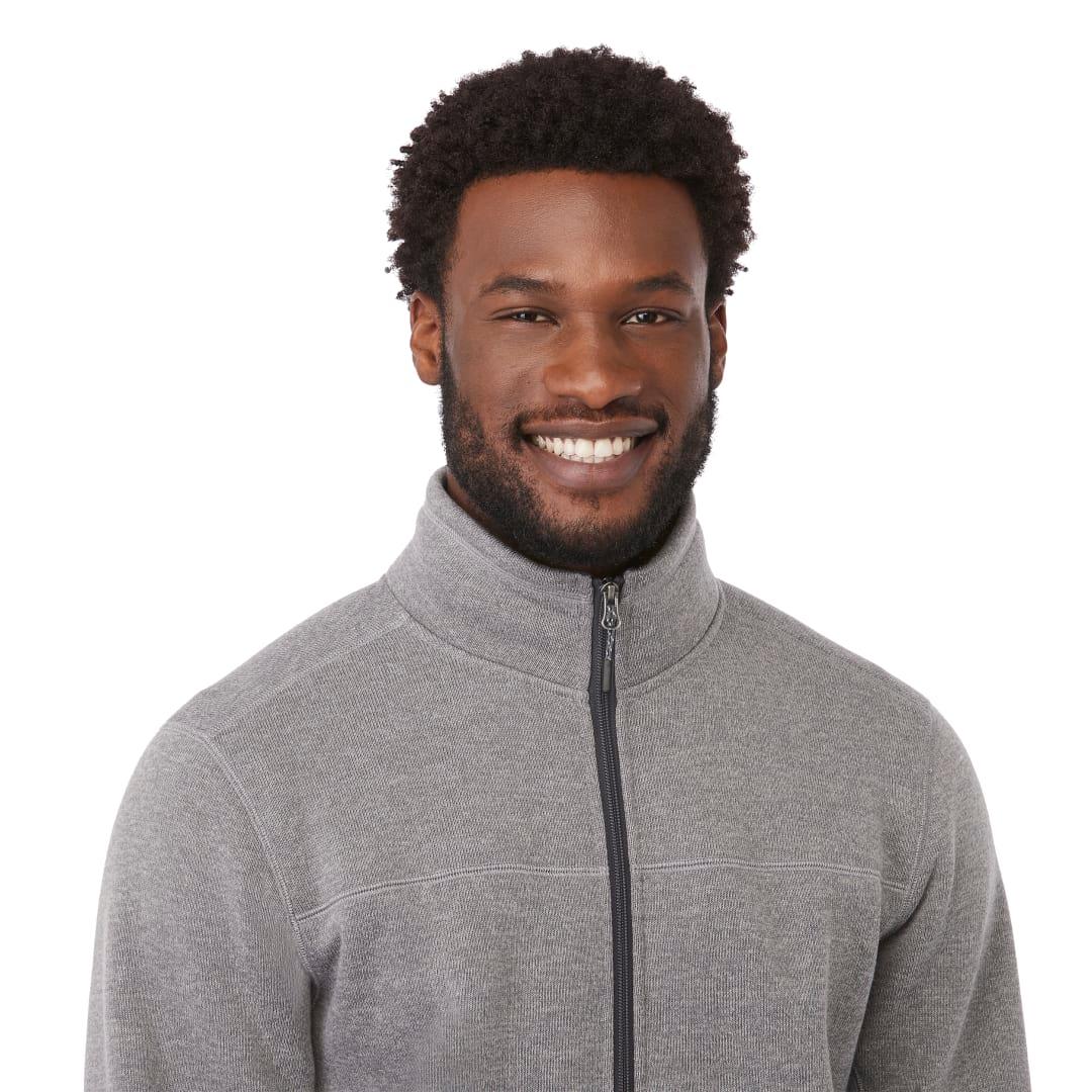 Darnell eco knit full zip - mens Grey miniatura 7
