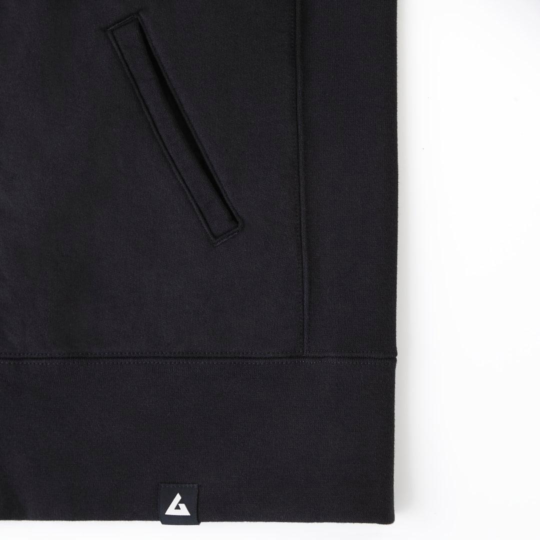American giant moto full zip - mens Black miniatura 4