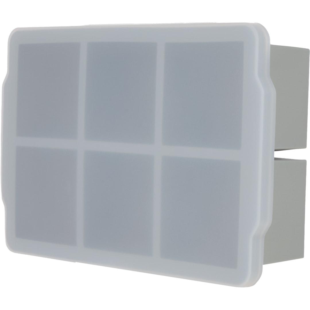 Silicone ice cube tray w/ lid Black miniatura 10