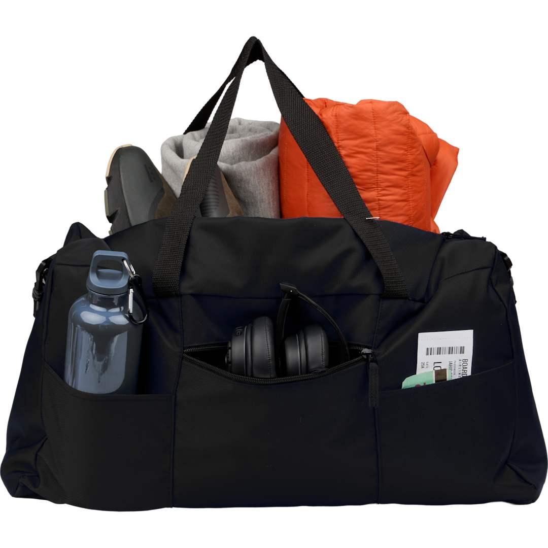 Packable recycled duffle bag Black miniatura 11
