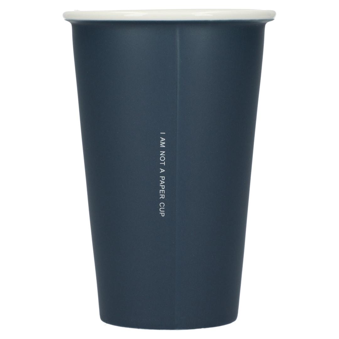 Im not a paper cup 10oz ceramic tumbler Black miniatura 10