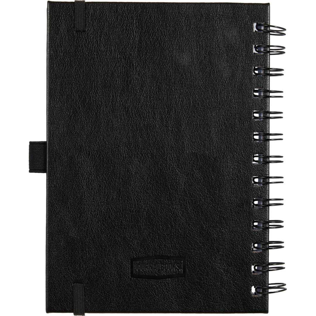 5 X 7 fsc® recycled morano spiral journal Navy Blue miniatura 4