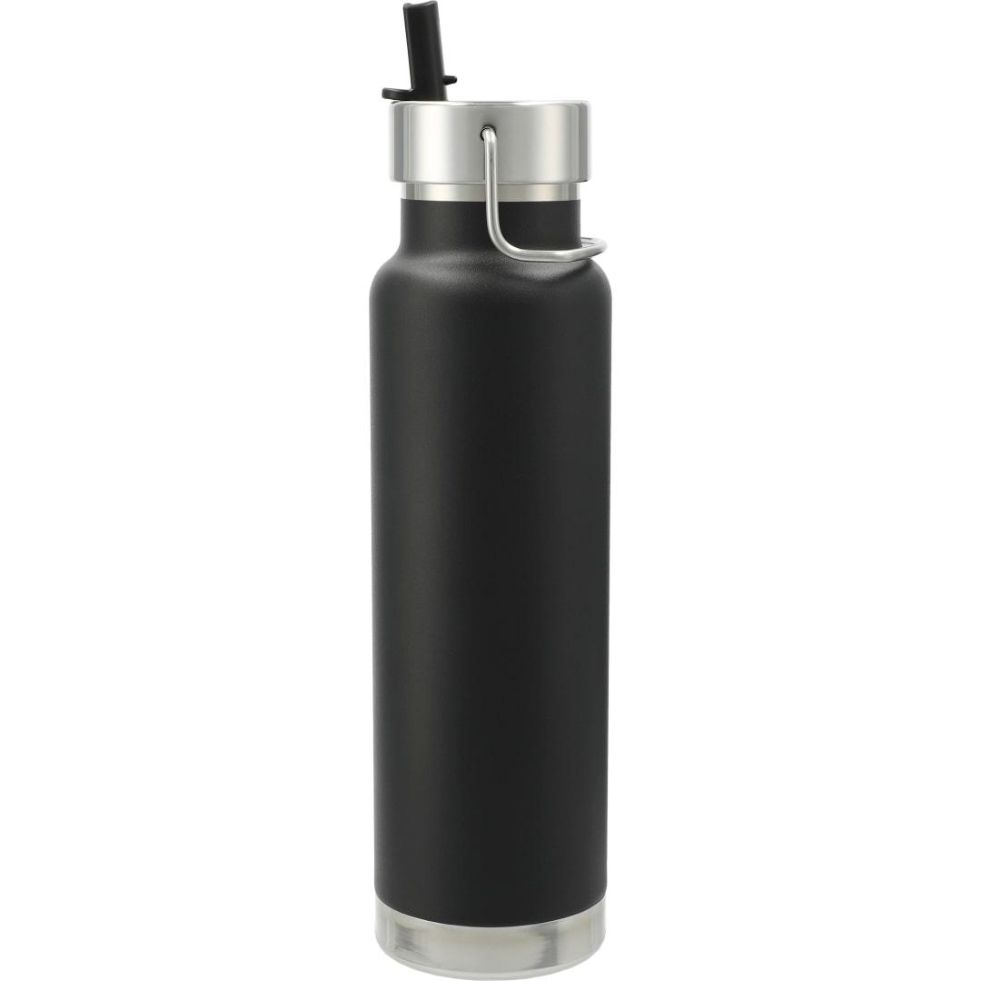 Thor copper vacuum insulated bottle 25oz straw lid Black miniatura 8