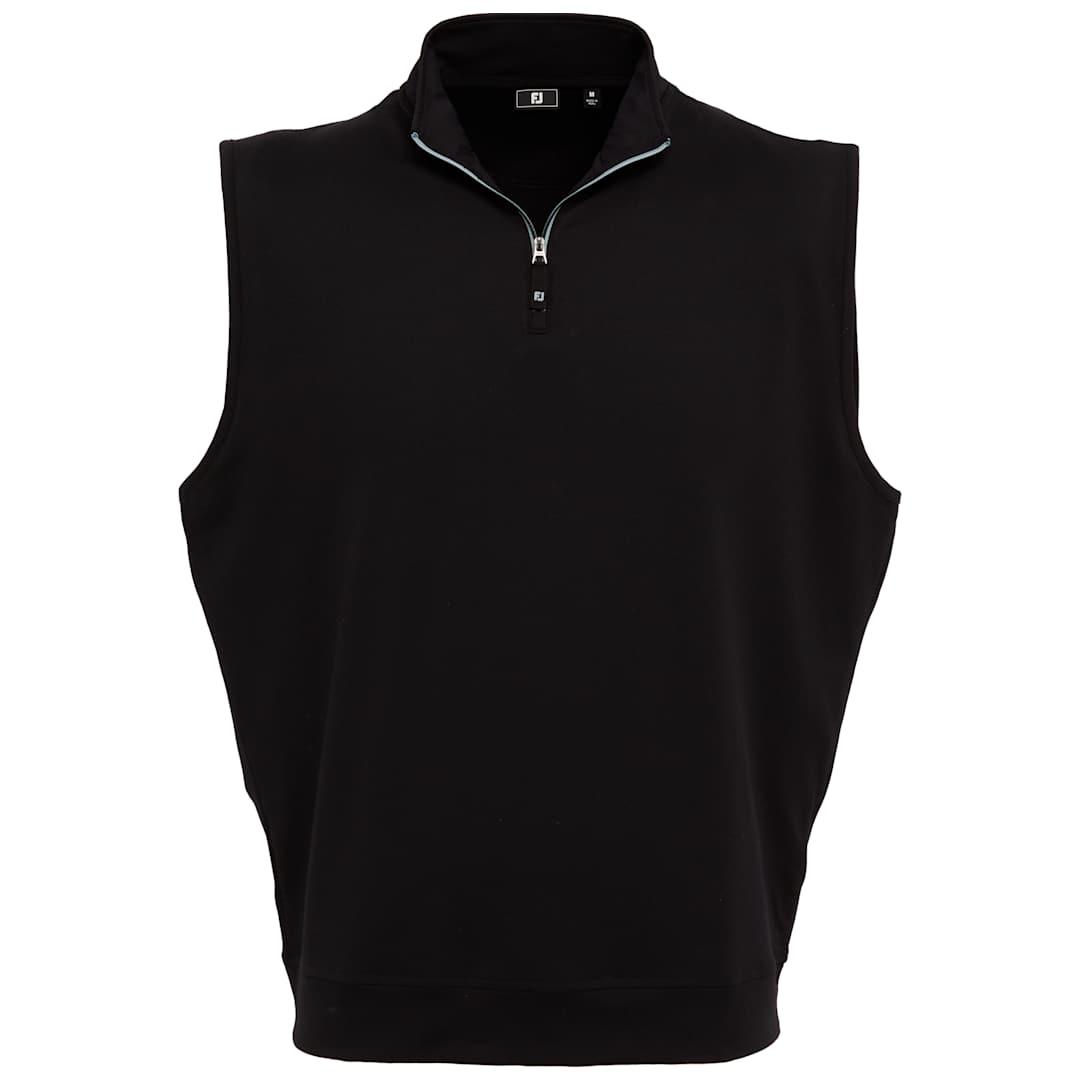 Footjoy approach quarter-zip vest Grey front