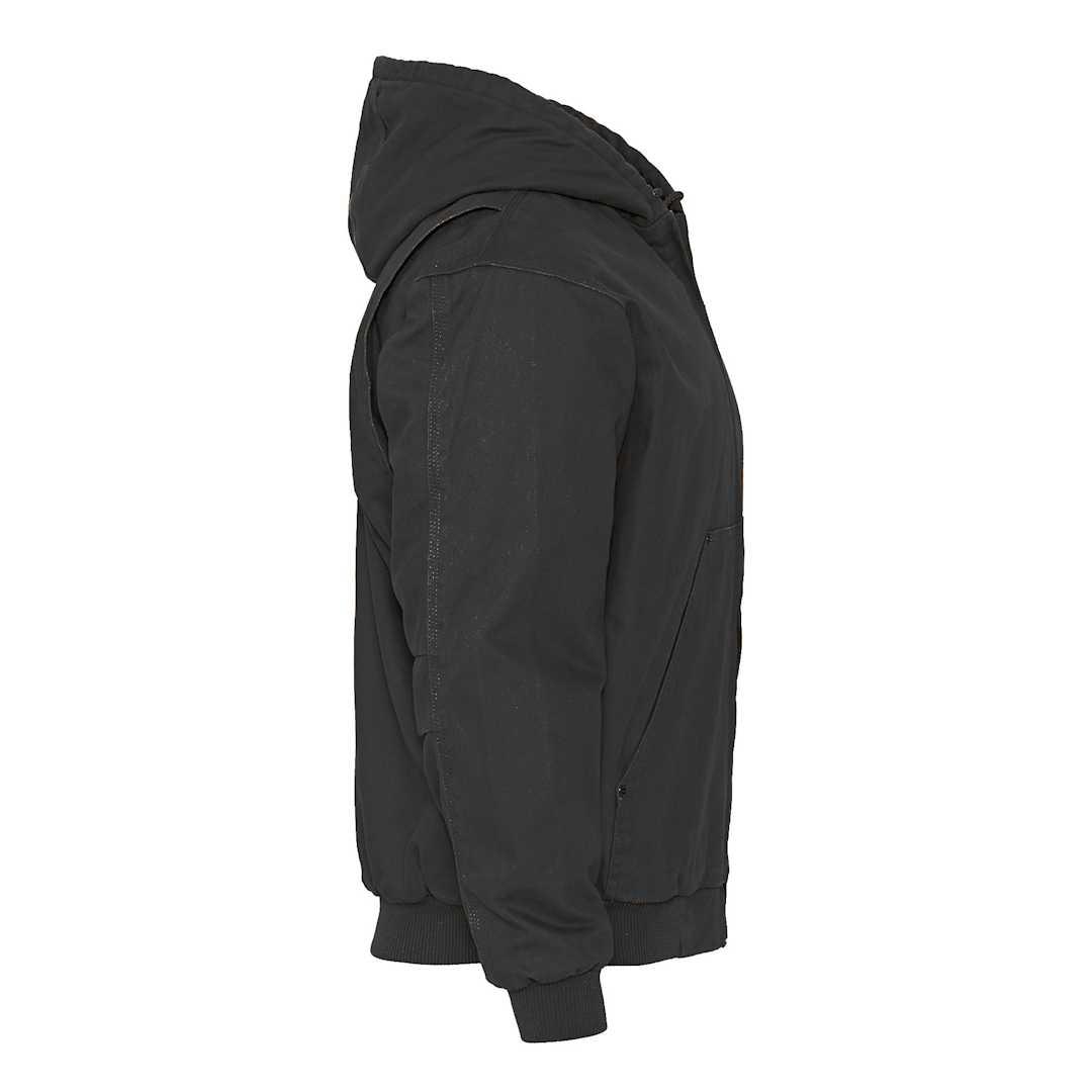 Berne heartland washed duck hooded work jacket Black miniatura 16