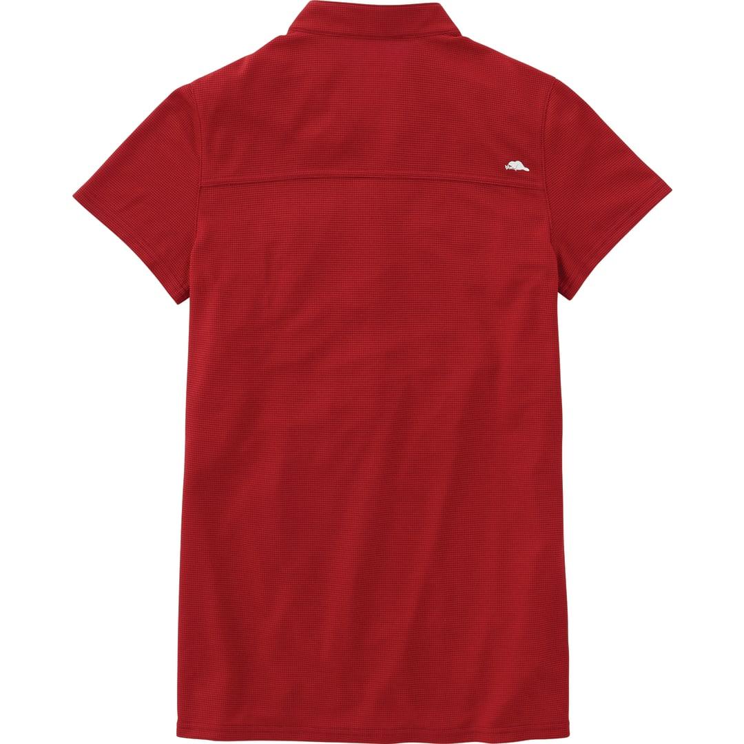 Womens lunenburg roots73 short sleeve polo Red miniatura 3