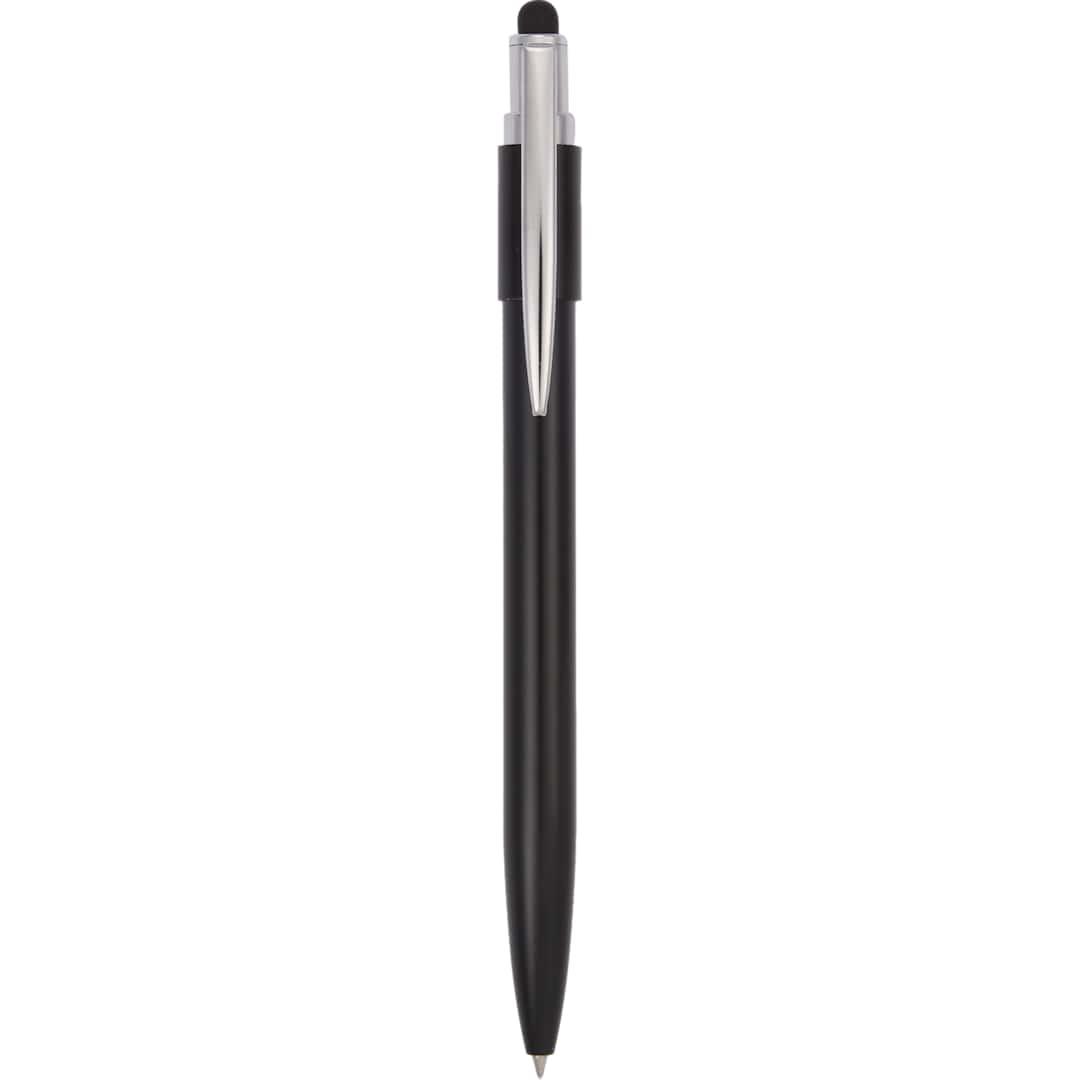 Wellable™ recycled fidget stylus pen Black front