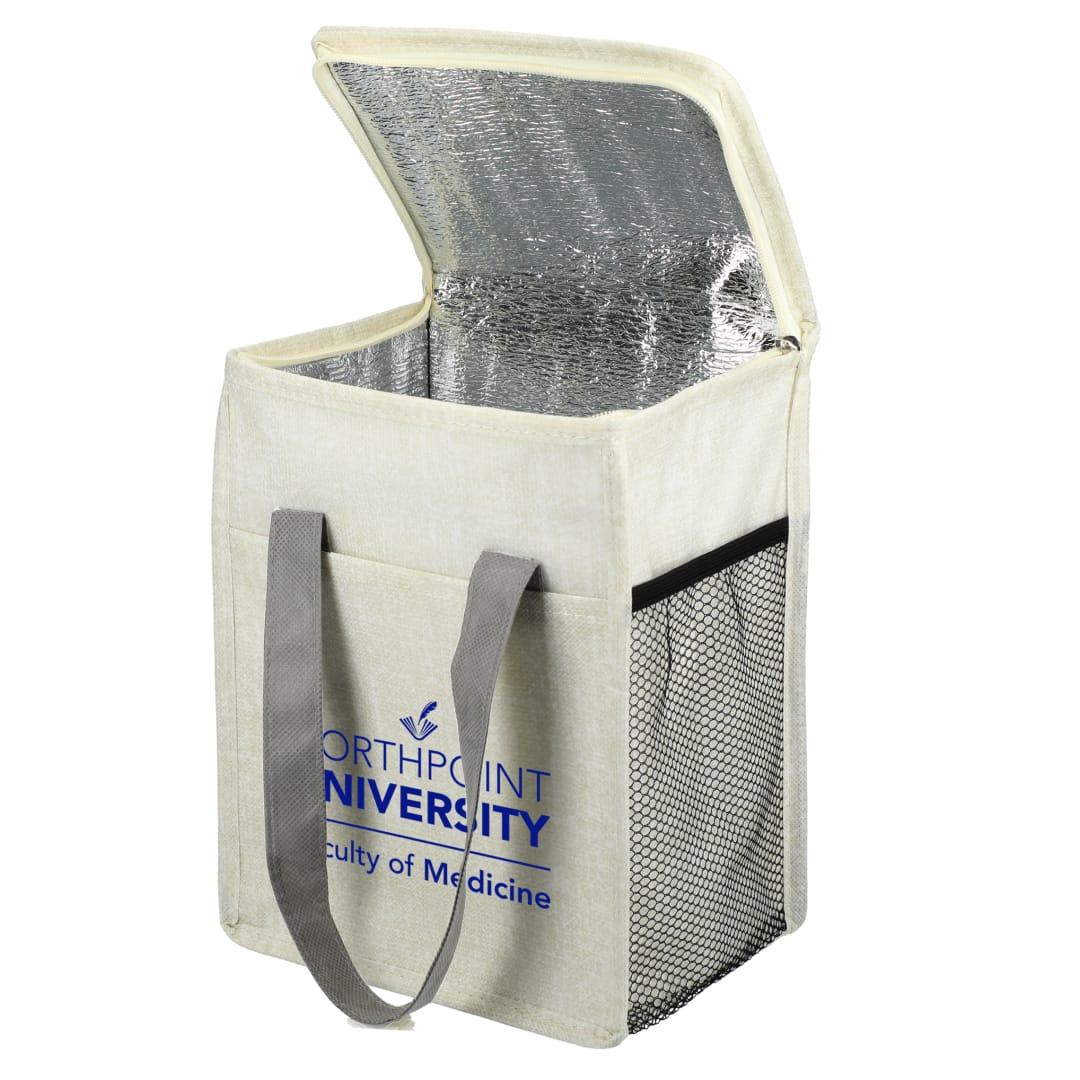 Ares recycled non-woven 12 can cooler Black miniatura 18
