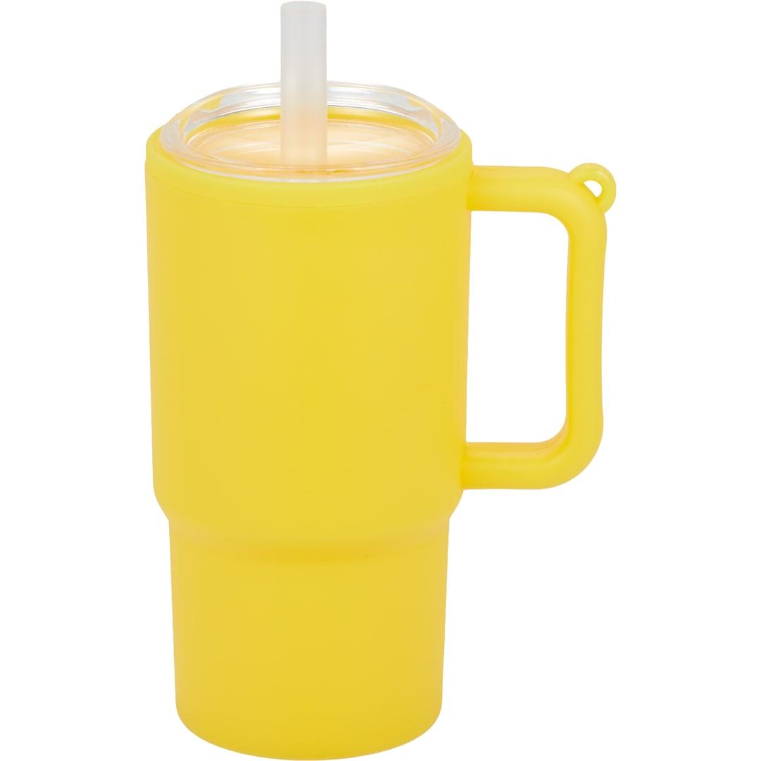 Shot glass tumbler w/ keychain 4oz Black miniatura 76