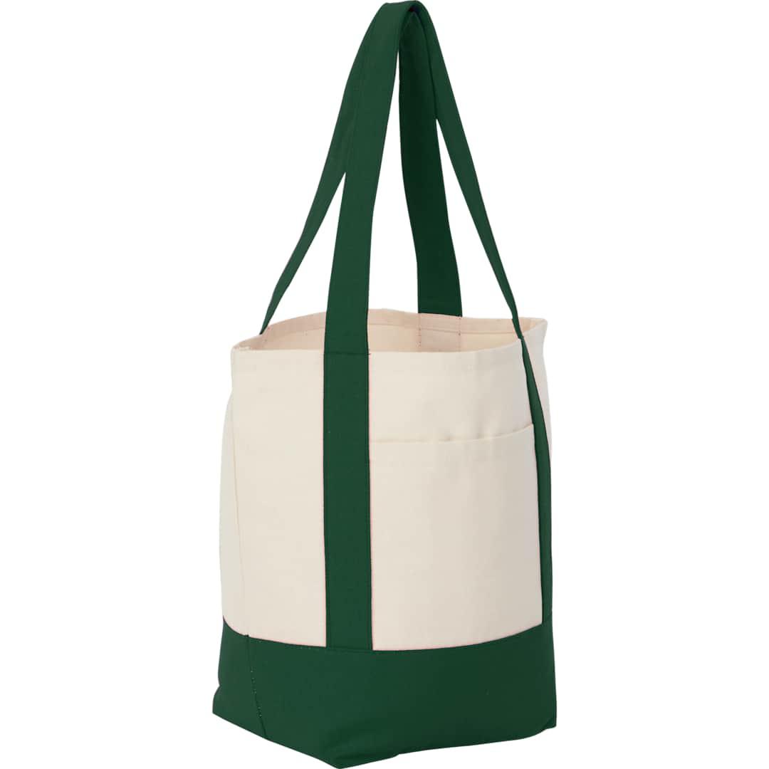 Mini recycled 8oz cotton canvas tote Red miniatura 14