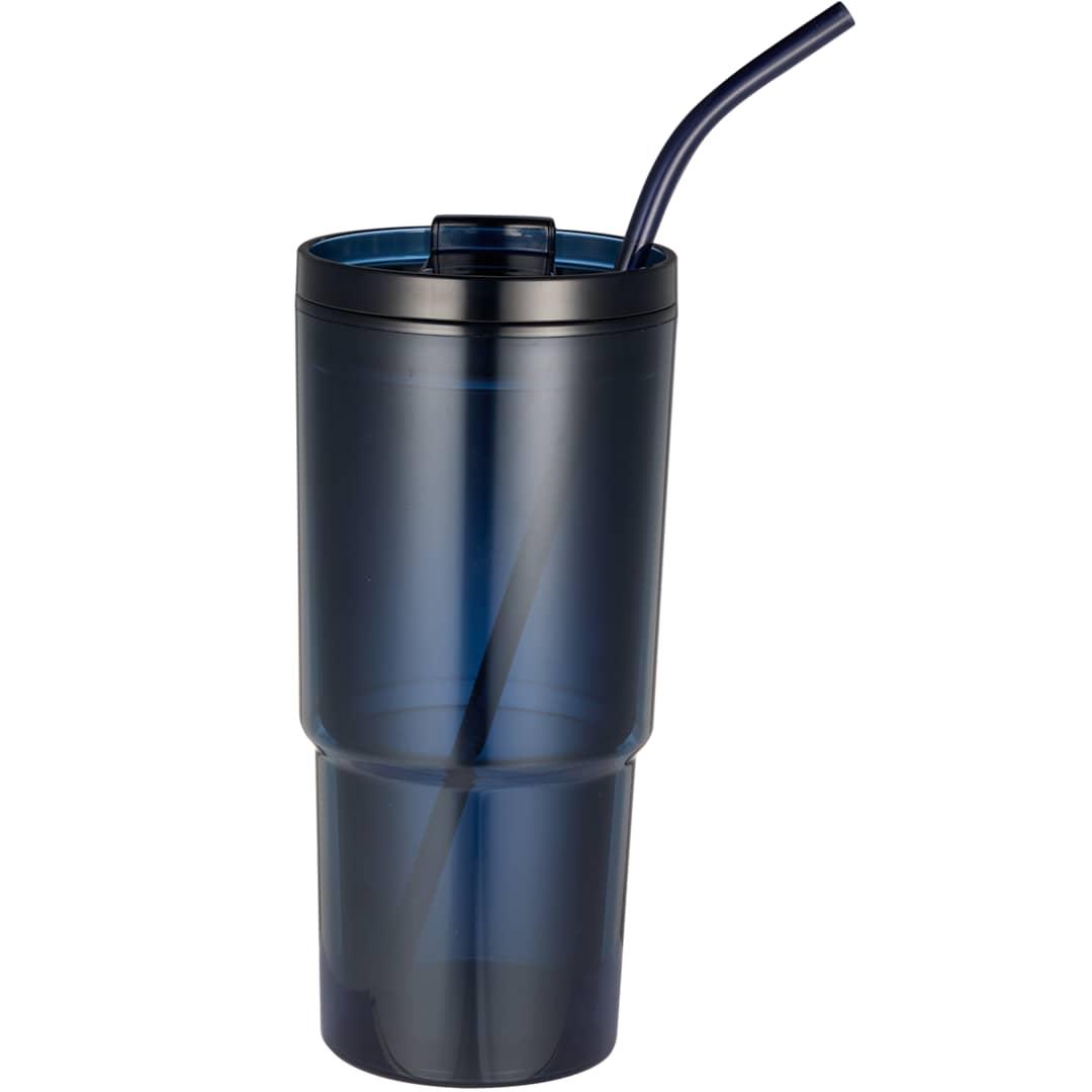 Mia recycled acrylic tumbler 24oz Clear miniatura 8