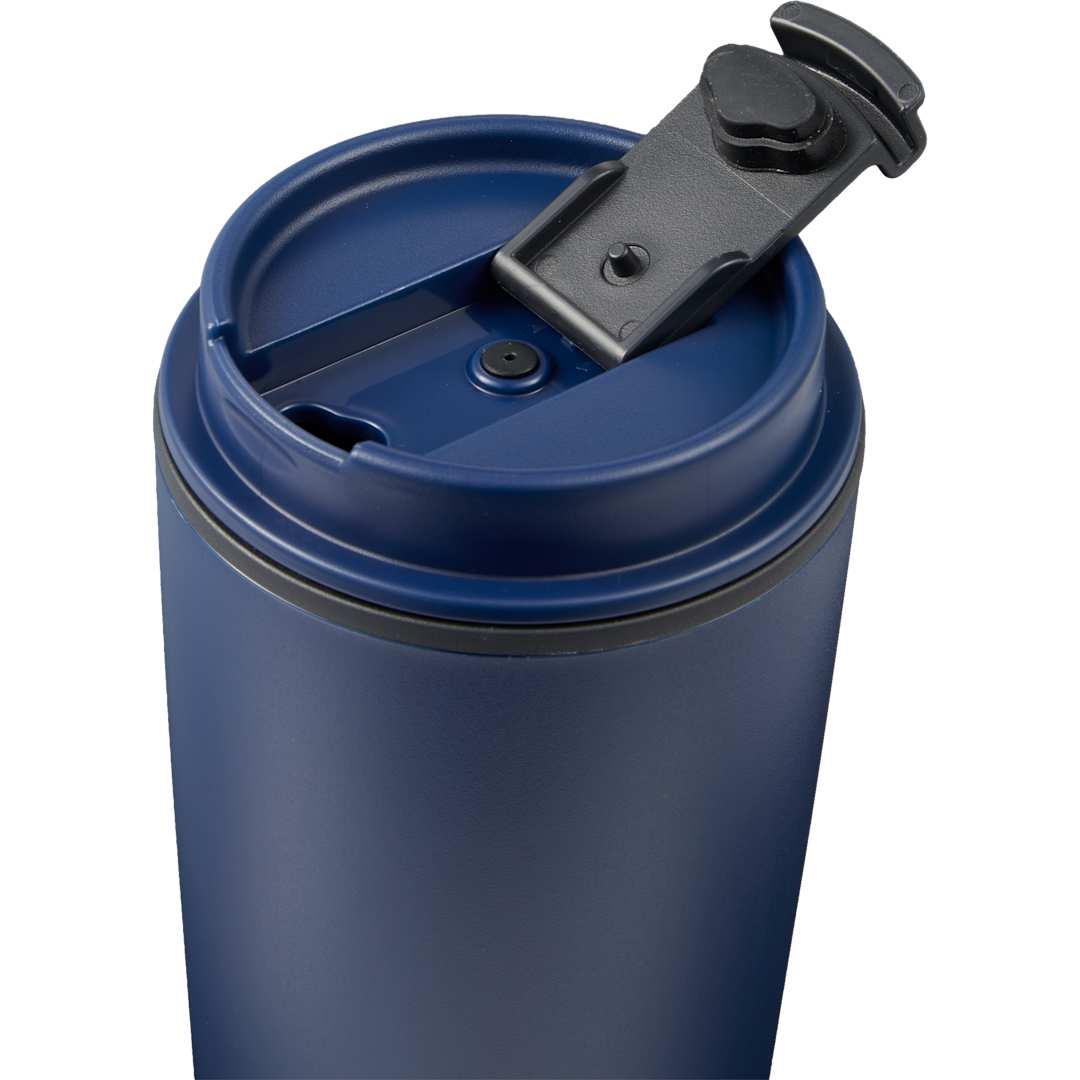 Cooper rpp double wall tumbler w/ flap lid 16oz Black miniatura 21