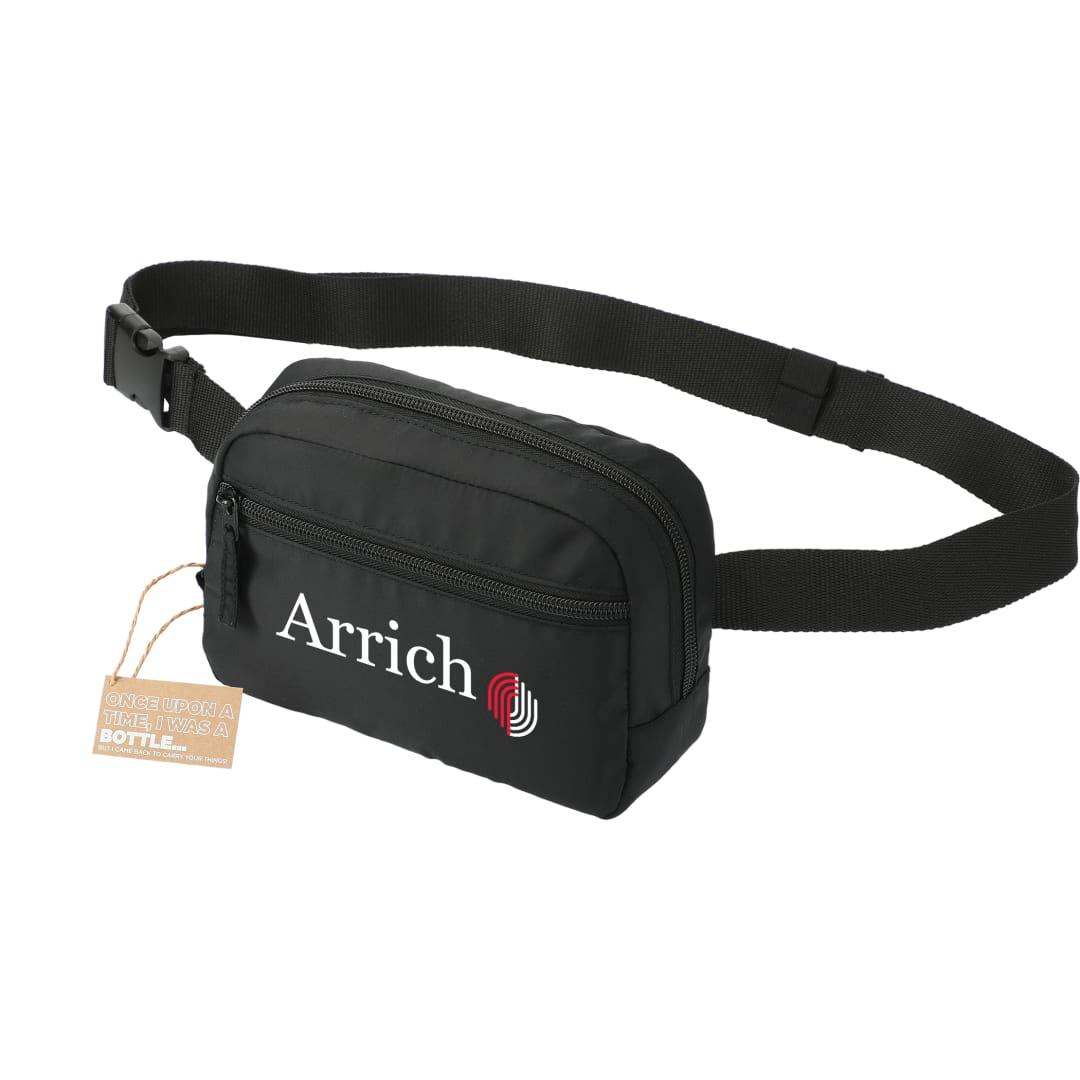 Recycled sport fanny pack Black miniatura 7
