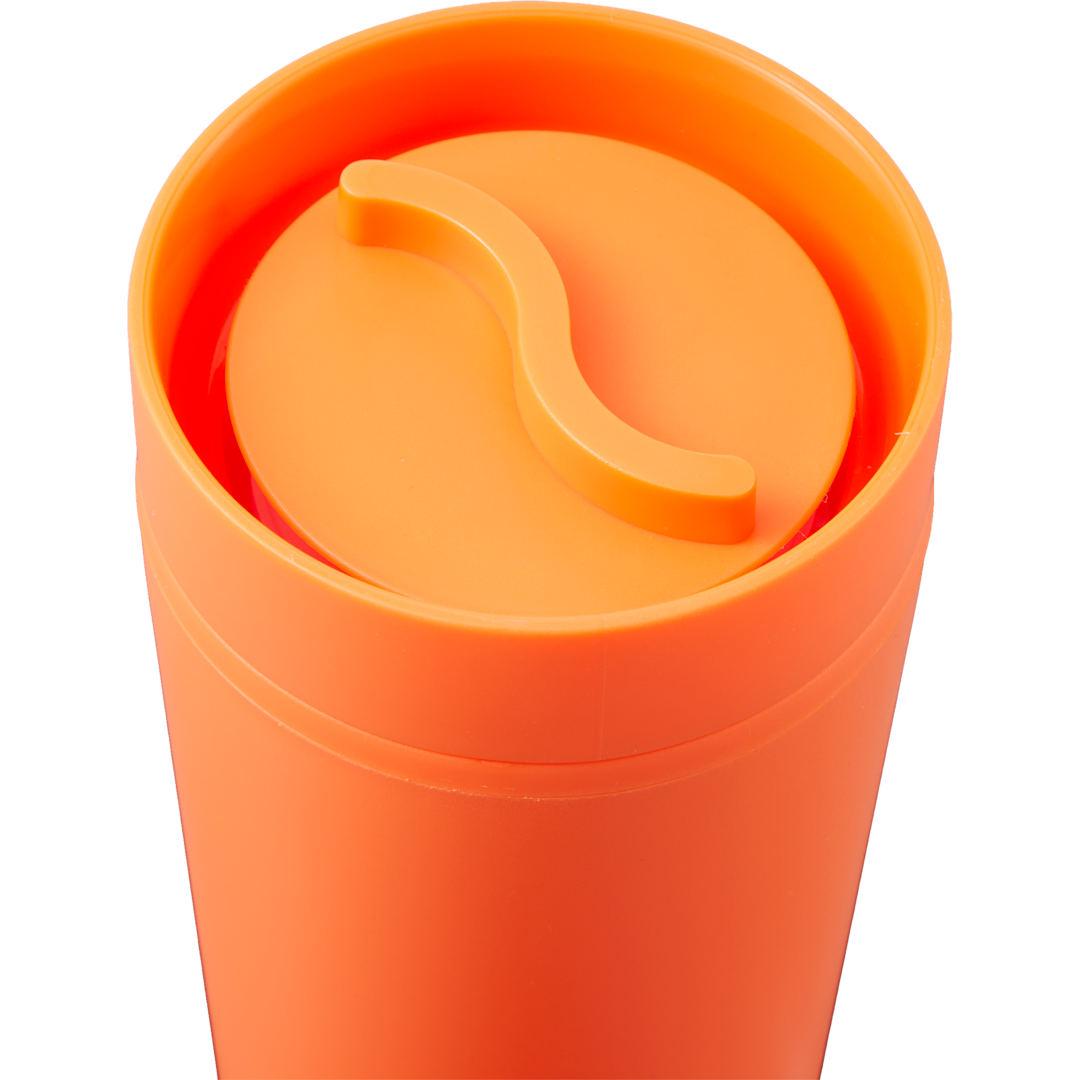 Lola recycled tumbler w/ 360 degree lid 16 oz Black miniatura 33