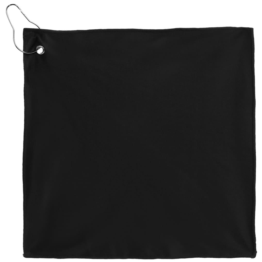 12 X 12 recycled 200g microfiber towel Navy Blue front
